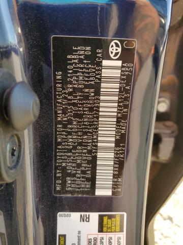 5YFS4MCE5RP177903 - 2024 TOYOTA COROLLA SE 蓝色 照片 12