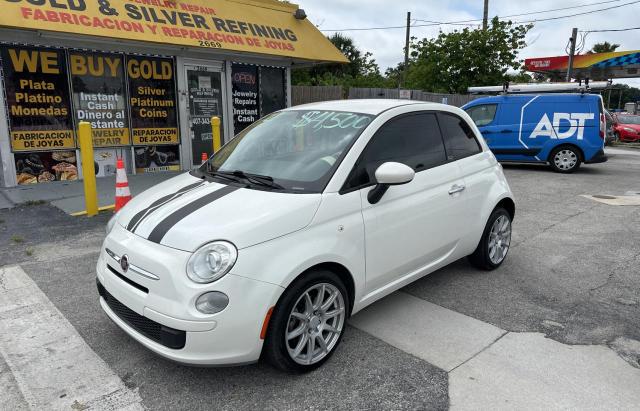 3C3CFFAR6ET276208 - 2014 FIAT 500 POP WHITE photo 2