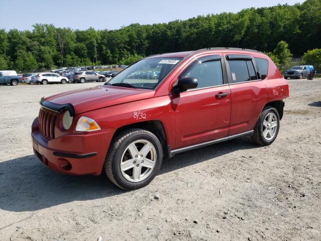 1J8FF47W57D195633 - 2007 JEEP COMPASS RED photo 1