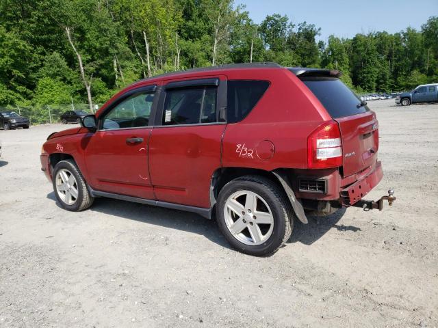 1J8FF47W57D195633 - 2007 JEEP COMPASS RED photo 2