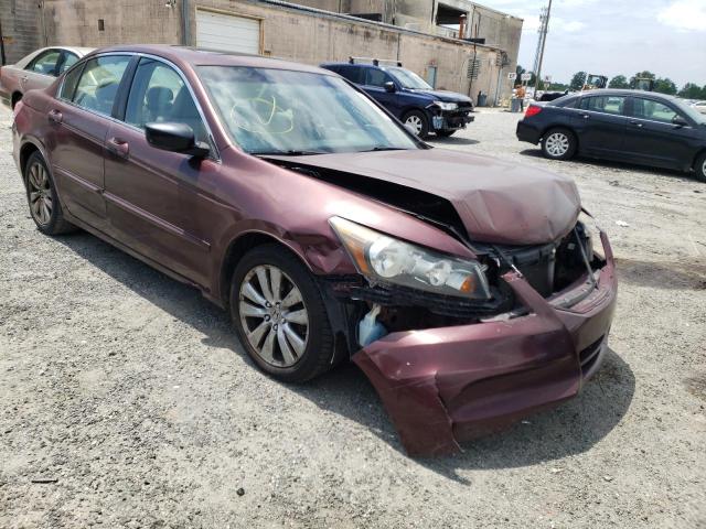 1HGCP2F82CA038752 - 2012 HONDA ACCORD EXL BURGUNDY photo 1