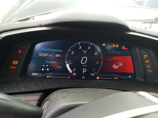 1G1YA2D40M5110394 - 2021 CHEVROLET CORVETTE STINGRAY 1LT BLACK photo 9