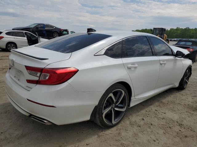 1HGCV1F30NA123144 - 2022 HONDA ACCORD SPORT WHITE photo 3