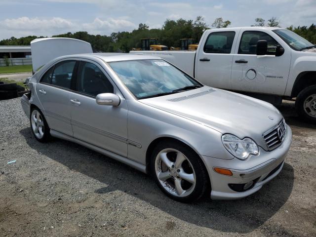 WDBRF40J45F669736 - 2005 MERCEDES-BENZ C 230K SPORT SEDAN SILVER photo 4