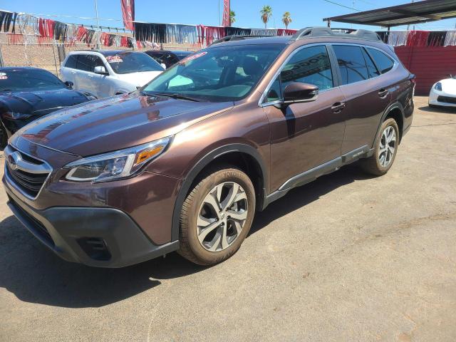 4S4BTANC2L3234972 - 2020 SUBARU OUTBACK LIMITED BROWN photo 2