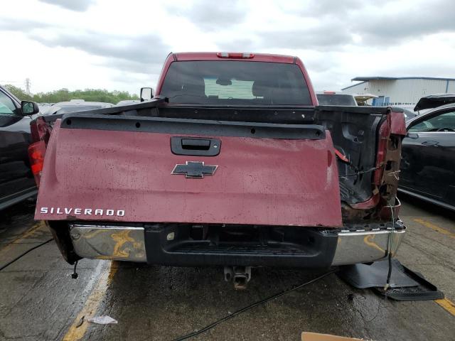 2GCEK13M271650466 - 2007 CHEVROLET SILVERADO K1500 CREW CAB RED photo 6