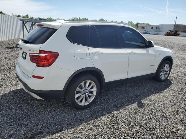 5UXWX9C57G0D62923 - 2016 BMW X3 XDRIVE28I WHITE photo 3