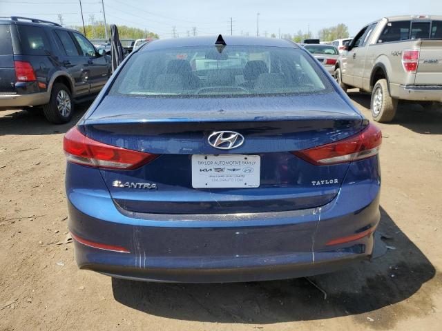 5NPD84LF5HH128878 - 2017 HYUNDAI ELANTRA SE BLUE photo 6