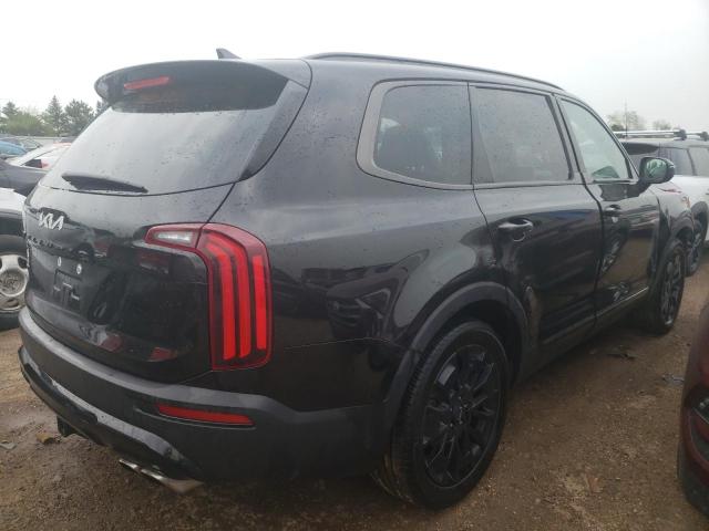 5XYP3DHC2NG253074 - 2022 KIA TELLURIDE EX BLACK photo 3