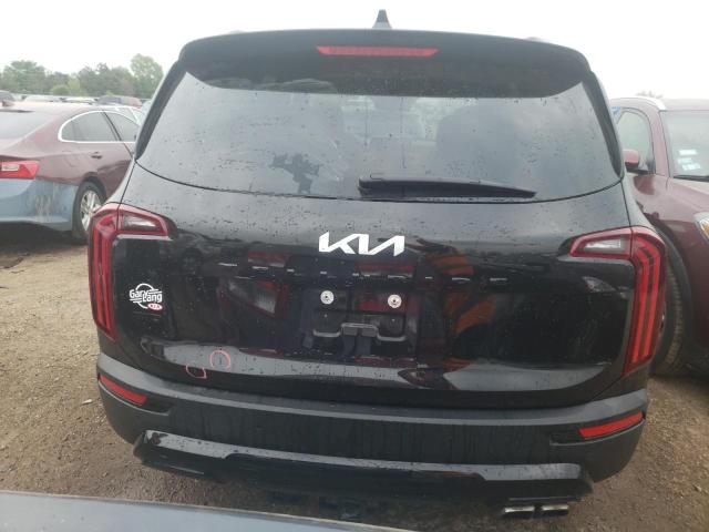 5XYP3DHC2NG253074 - 2022 KIA TELLURIDE EX BLACK photo 6