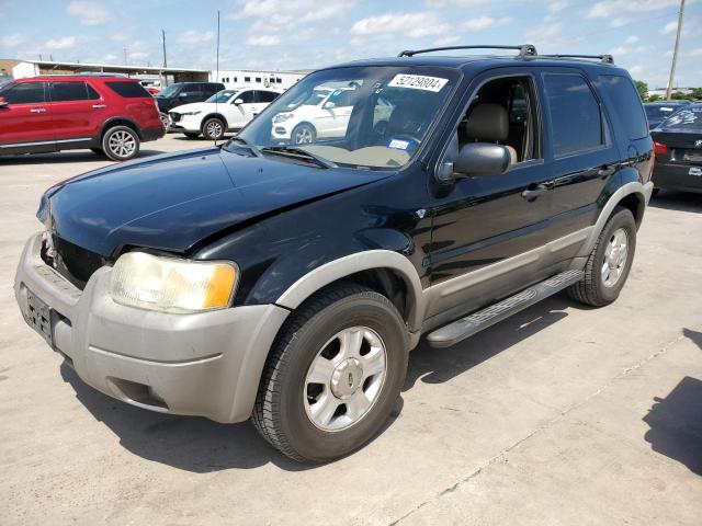 1FMYU03142KC49626 - 2002 FORD ESCAPE XLT BLACK photo 1