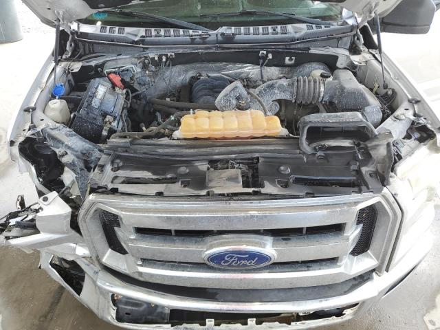 1FTEW1CF5GFA22254 - 2016 FORD F150 SUPERCREW SILVER photo 11