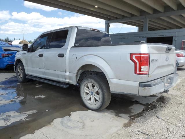 1FTEW1CF5GFA22254 - 2016 FORD F150 SUPERCREW SILVER photo 2