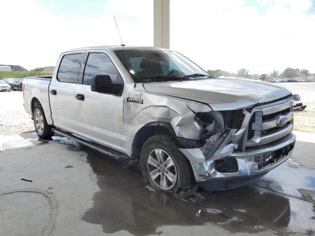 1FTEW1CF5GFA22254 - 2016 FORD F150 SUPERCREW SILVER photo 4