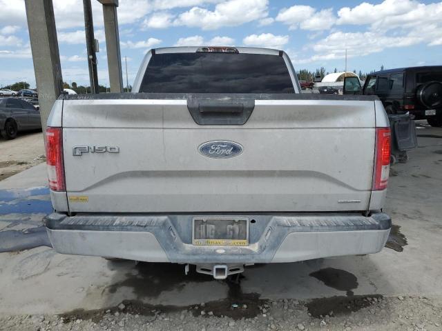 1FTEW1CF5GFA22254 - 2016 FORD F150 SUPERCREW SILVER photo 6