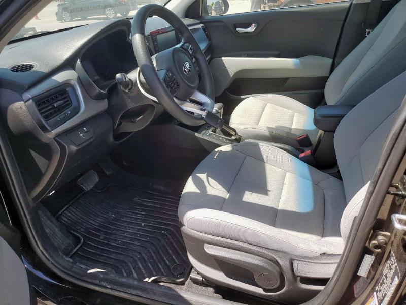 3KPA24AD6LE282471 - 2020 KIA RIO LX BLACK photo 7