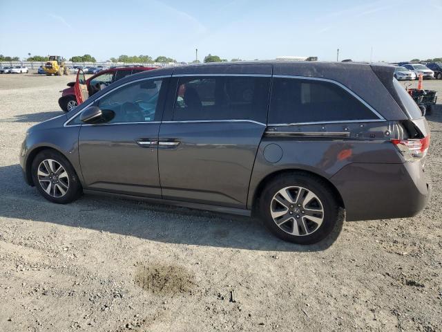 5FNRL5H97EB113113 - 2014 HONDA ODYSSEY TOURING GRAY photo 2