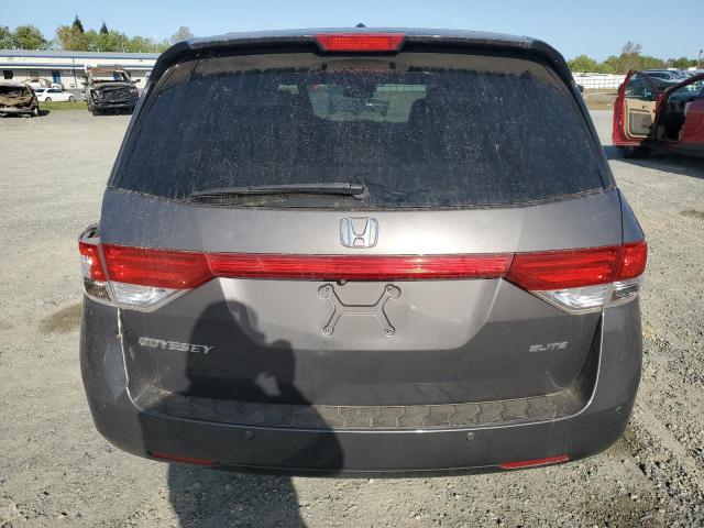 5FNRL5H97EB113113 - 2014 HONDA ODYSSEY TOURING GRAY photo 6