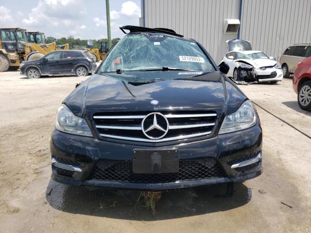 WDDGF4HB4EA965770 - 2014 MERCEDES-BENZ C 250 BLACK photo 5