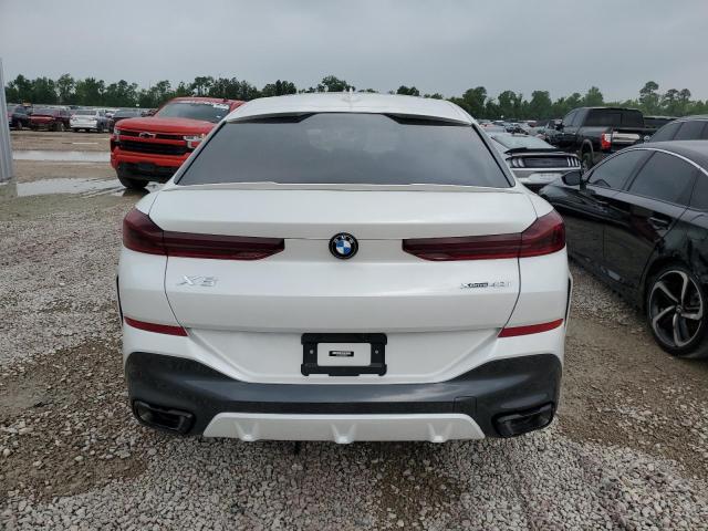 5UXCY6C02P9P83587 - 2023 BMW X6 XDRIVE40I WHITE photo 6