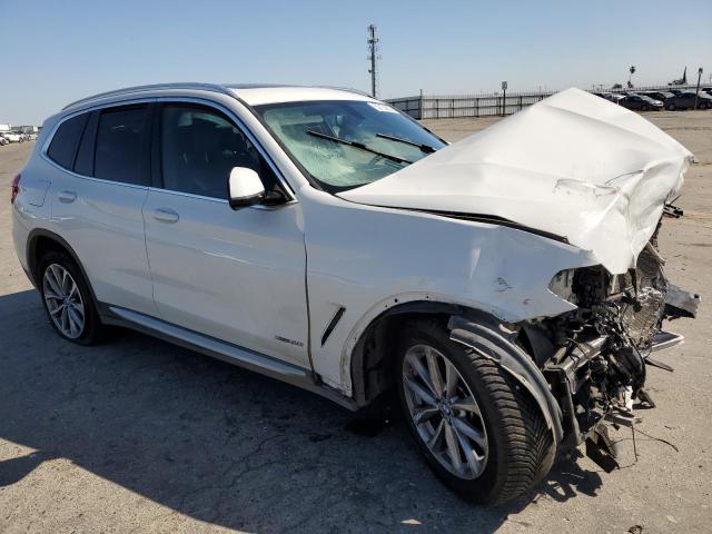 5UXTR9C58JLC79777 - 2018 BMW X3 XDRIVE30I WHITE photo 4