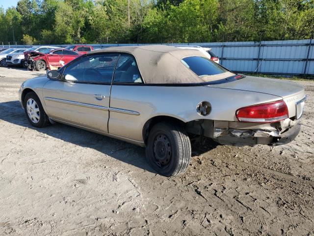 1C3EL45R32N183187 - 2002 CHRYSLER SEBRING LX GOLD photo 2