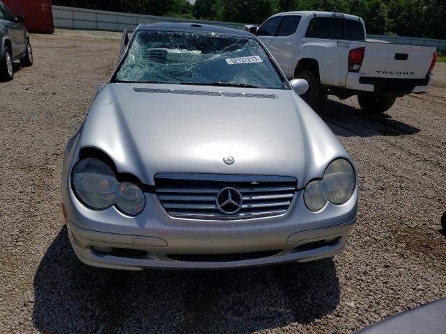 WDBRN40J24A543292 - 2004 MERCEDES-BENZ C 230K SPORT COUPE SILVER photo 5