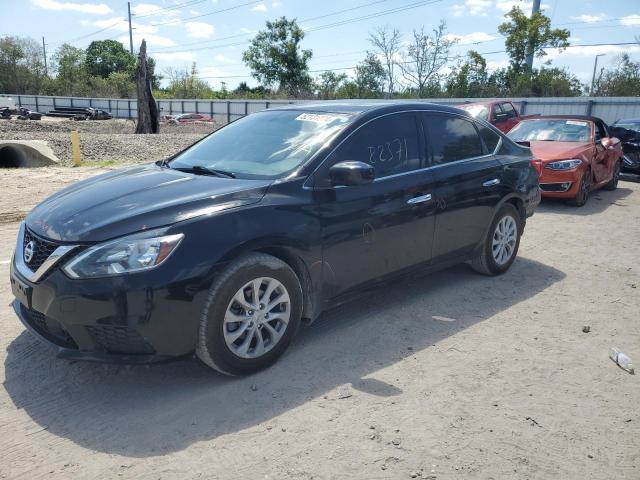 3N1AB7AP4KY238268 - 2019 NISSAN SENTRA S BLACK photo 1