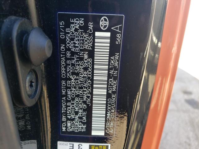 JTKJF5C70FJ006658 - 2015 TOYOTA SCION TC 双色 照片 12