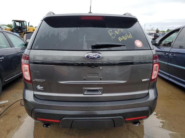 1FM5K8GT2FGC63875 - 2015 FORD EXPLORER SPORT GRAY photo 6