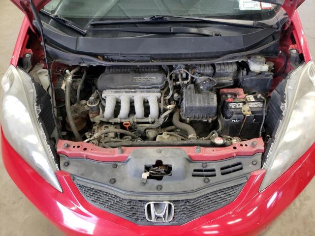 JHMGE8G38BS012224 - 2011 HONDA FIT RED photo 12