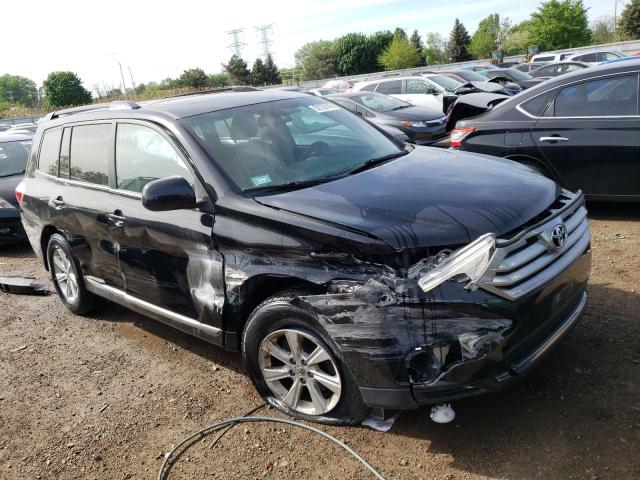 5TDBK3EH7BS087530 - 2011 TOYOTA HIGHLANDER BASE BLACK photo 4