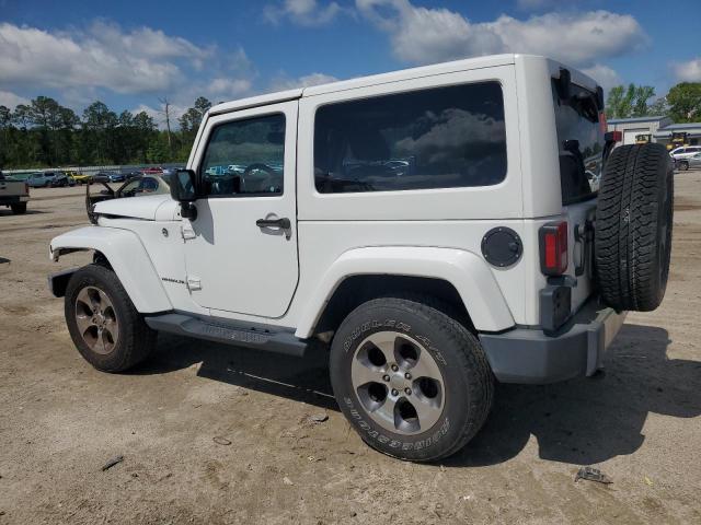 1C4AJWBG6HL641341 - 2017 JEEP WRANGLER SAHARA WHITE photo 2