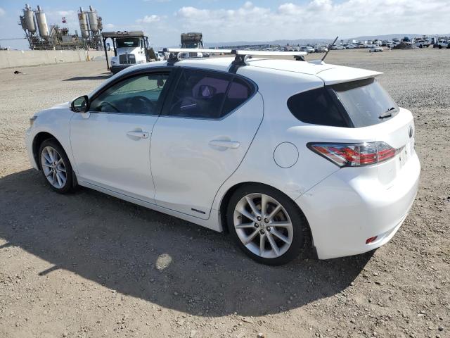 JTHKD5BH7D2173410 - 2013 LEXUS CT 200 WHITE photo 2