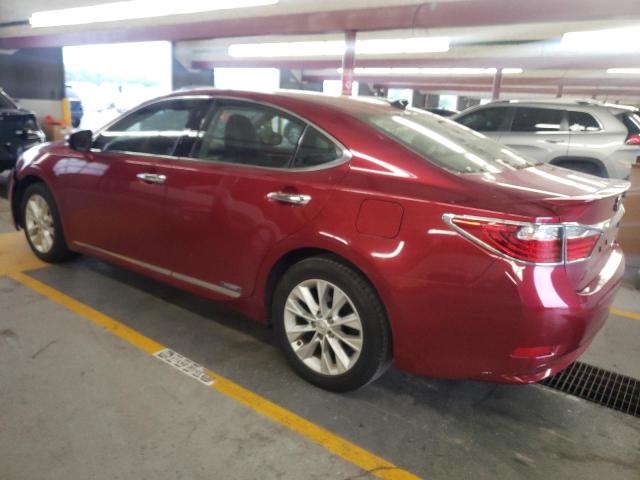 JTHBW1GG1F2081070 - 2015 LEXUS ES 300H RED photo 2