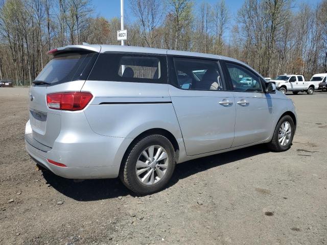 KNDMA5C15F6020749 - 2015 KIA SEDONA L SILVER photo 3