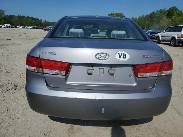 5NPET46C98H392111 - 2008 HYUNDAI SONATA GLS SILVER photo 6