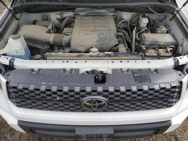 5TFUW5F17KX841255 - 2019 TOYOTA TUNDRA DOUBLE CAB SR/SR5 WHITE photo 11
