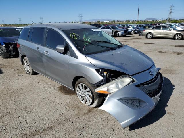 JM1CW2BL9C0142592 - 2012 MAZDA 5 SILVER photo 4