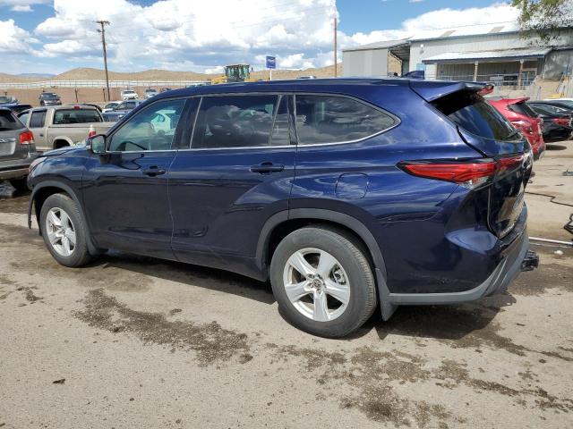 5TDBZRBHXMS063650 - 2021 TOYOTA HIGHLANDER L BLUE photo 2