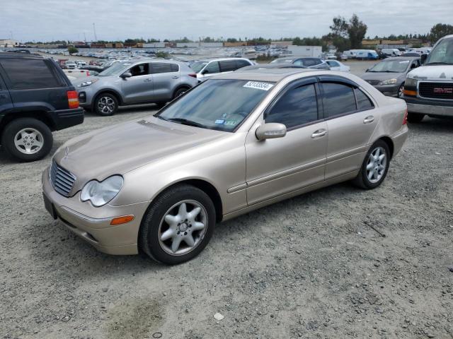 WDBRF61J01F121706 - 2001 MERCEDES-BENZ C 240 TAN photo 1