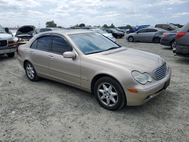 WDBRF61J01F121706 - 2001 MERCEDES-BENZ C 240 TAN photo 4