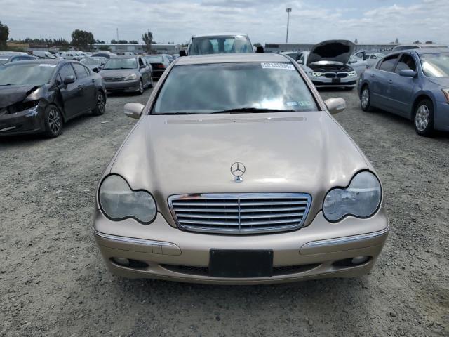 WDBRF61J01F121706 - 2001 MERCEDES-BENZ C 240 TAN photo 5