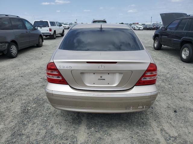 WDBRF61J01F121706 - 2001 MERCEDES-BENZ C 240 TAN photo 6