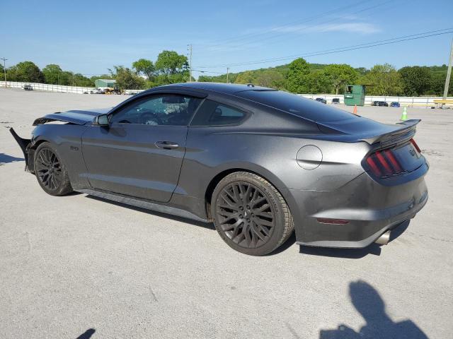 1FA6P8CF9H5280350 - 2017 FORD MUSTANG GT GRAY photo 2