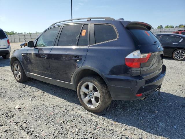 WBXPC93427WJ01141 - 2007 BMW X3 3.0SI BLUE photo 2