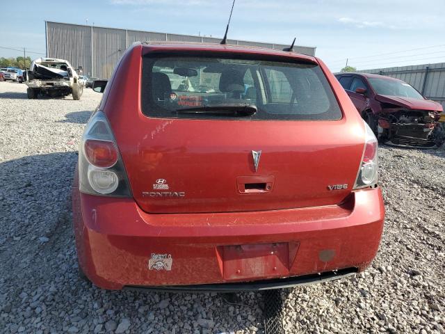 5Y2SL67049Z441700 - 2009 PONTIAC VIBE RED photo 6