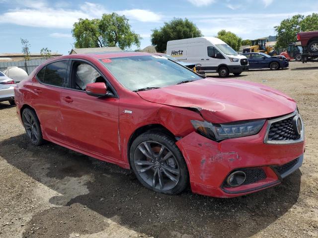 19UUB2F63JA007931 - 2018 ACURA TLX TECH+A წითელი ფოტო 4