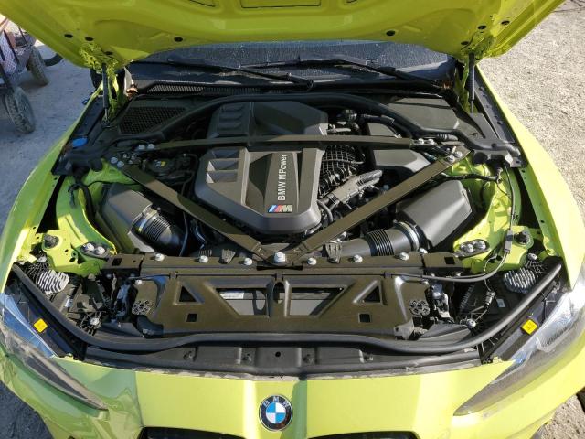 WBS33AZ05MCF87759 - 2021 BMW M4 COMPETITION YELLOW photo 11