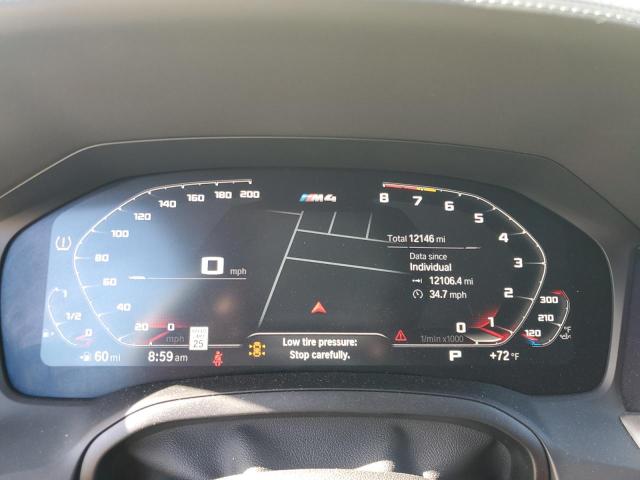 WBS33AZ05MCF87759 - 2021 BMW M4 COMPETITION YELLOW photo 9